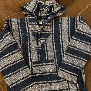 Kids woven Baja drug rug sweatshirt